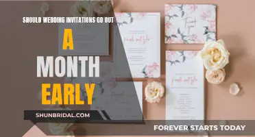 When to Send Wedding Invitations: One Month in Advance?