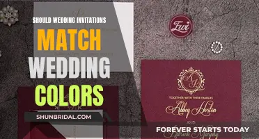 Wedding Invitations: Matching Colors, a Must or a Miss?