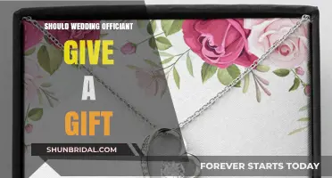 Should Wedding Officiants Give Gifts? Etiquette and Expectations Explained