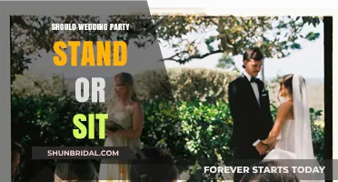 Wedding Party Etiquette: To Stand or Sit During the Ceremony?