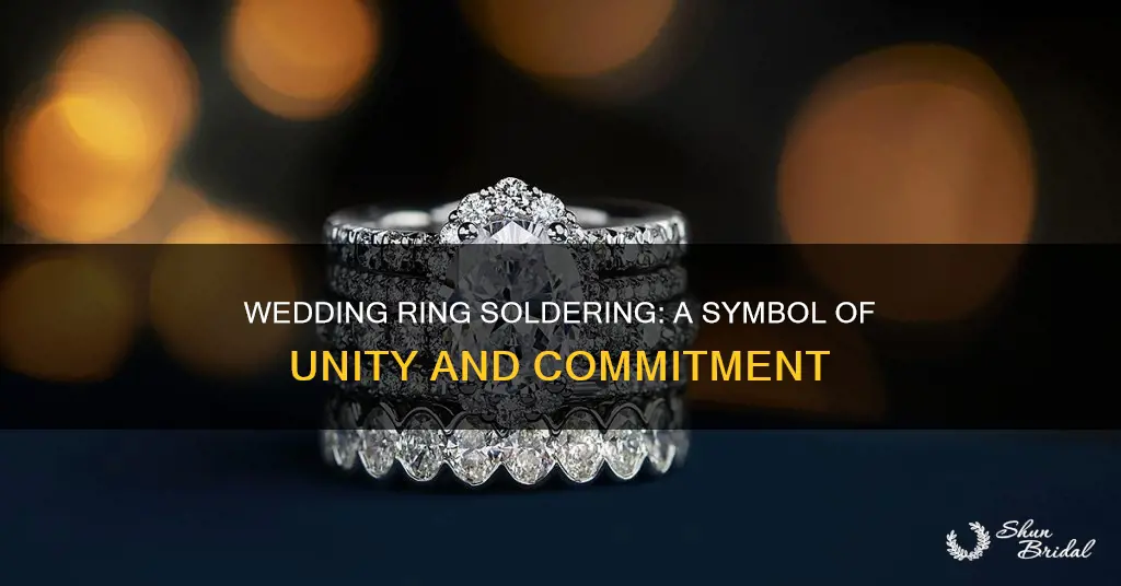 should wedding rings be saudered