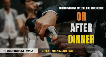 The Perfect Timing for Wedding Speeches: Before or After Dinner?