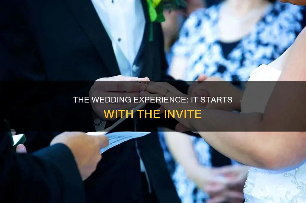 should wedding start at invite time