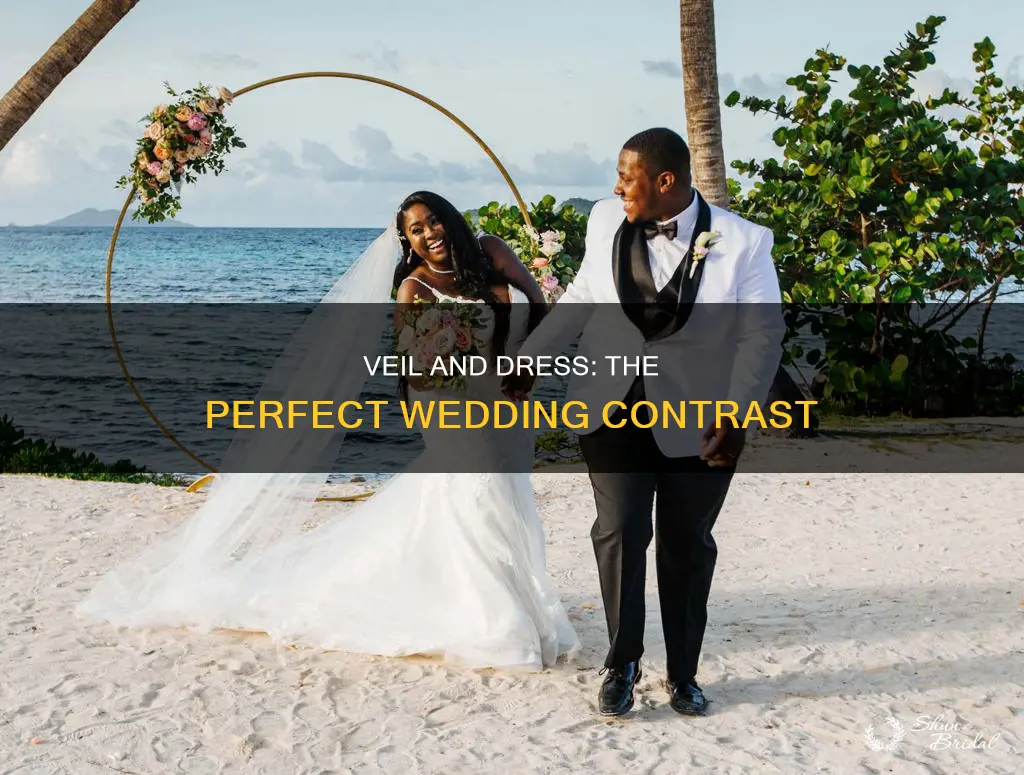 should wedding veil be lighter than the wedding dress