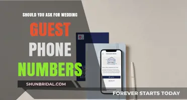 Should You Request Wedding Guest Phone Numbers? Pros and Cons