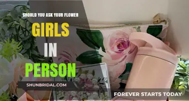 Should You Ask Flower Girls in Person? A Thoughtful Guide