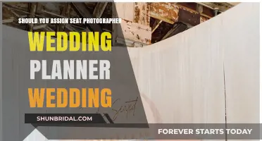 Seating Photographers: Wedding Planner's Dilemma