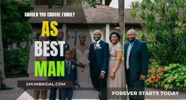 Choosing Family as Best Man: Good Idea?