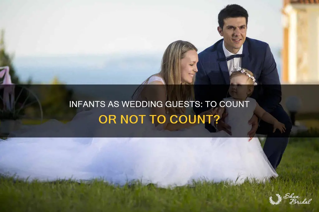 should you count infants as guests in a wedding roster