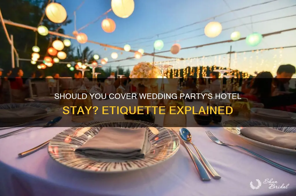 should you cover wedding party