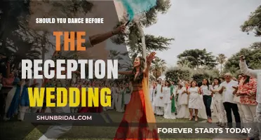 Dancing Before the Reception: A Good Idea?