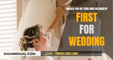 Wedding Day Prep: Hair or Makeup First?