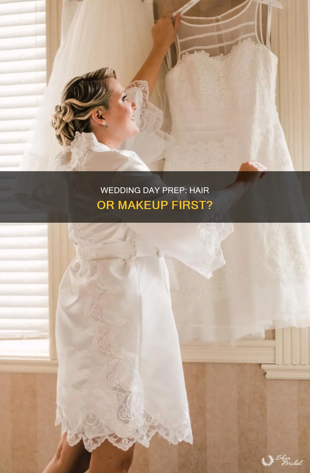 should you do your hair or makeup first for wedding