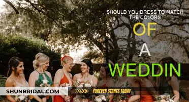 Attire Etiquette: Matching Wedding Colors