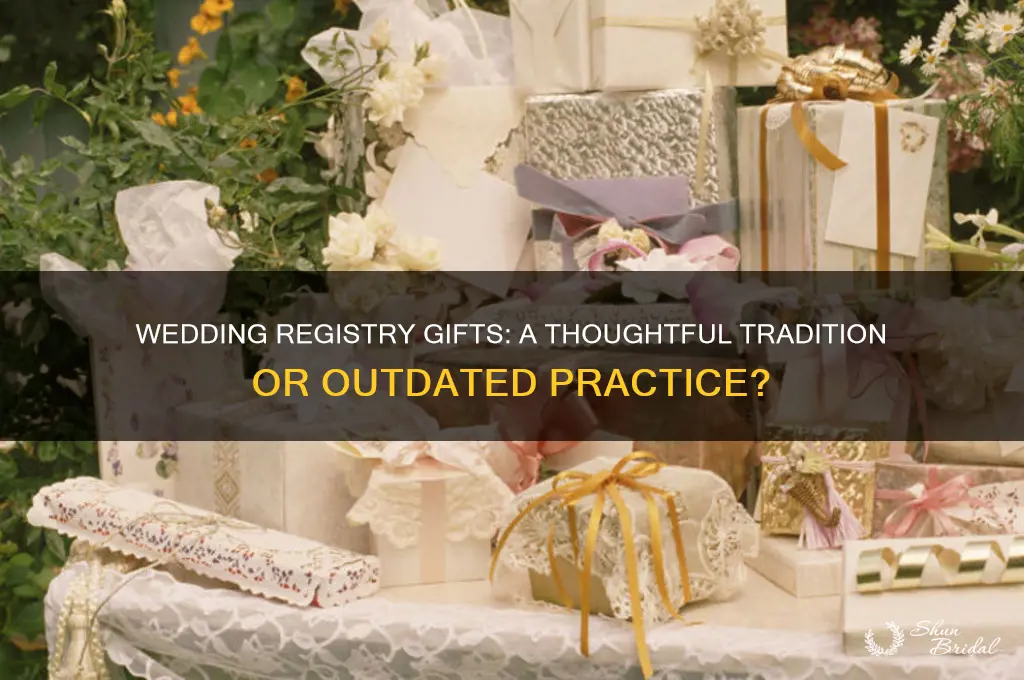 should you get wedding registry gifts