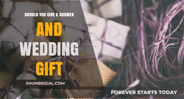 Shower and Wedding Gifts: Double the Celebration, Double the Giving?