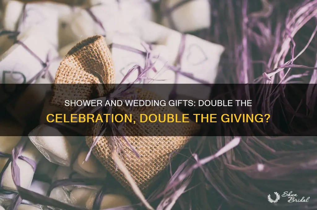 should you give a shower and wedding gift