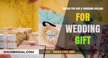 Is a $1,000 Wedding Gift Reasonable or Over-the-Top?