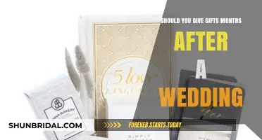 Is It Okay to Give Wedding Gifts Months After the Big Day?