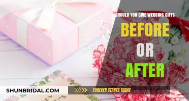 When to Give Wedding Gifts: Before or After the Big Day?