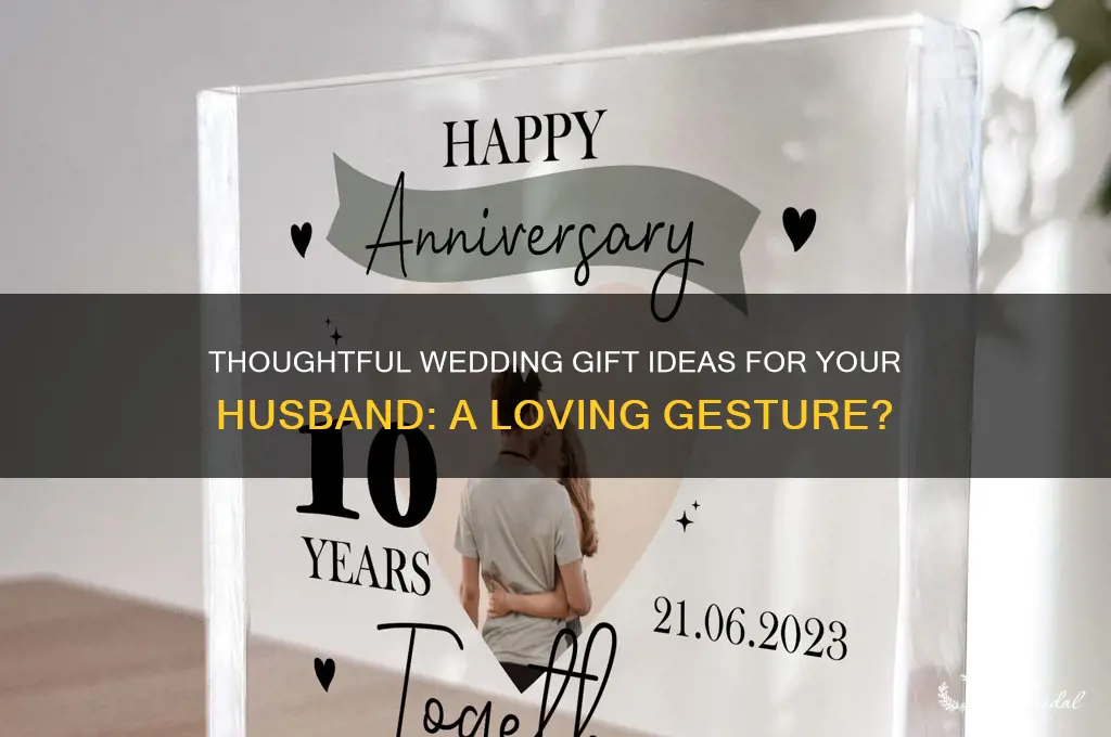 should you give your husband a wedding gift