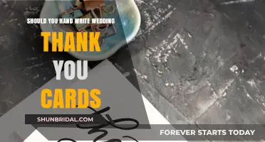 Handwritten Wedding Thank You Cards: Thoughtful Tradition or Outdated Practice?
