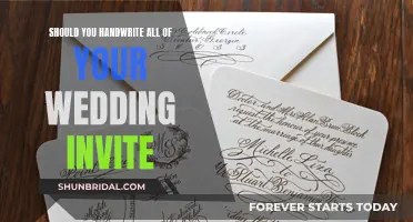 Handwritten Wedding Invites: Worth the Effort?