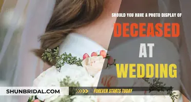 Honoring Deceased Loved Ones: Wedding Photo Display Ideas