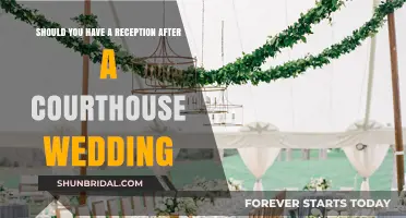 Celebrating Your Courthouse Wedding: To Reception or Not?