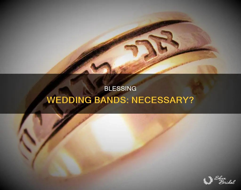 should you have repalcement wedding bands blessed