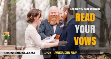 Should You Have Someone Read Your Vows? Pros and Cons Explored