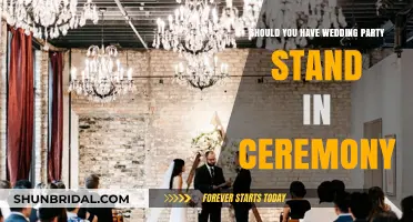 Should Your Wedding Party Stand During the Ceremony? Pros and Cons
