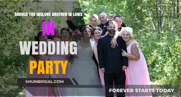Should Brother-in-Laws Be Included in Your Wedding Party?