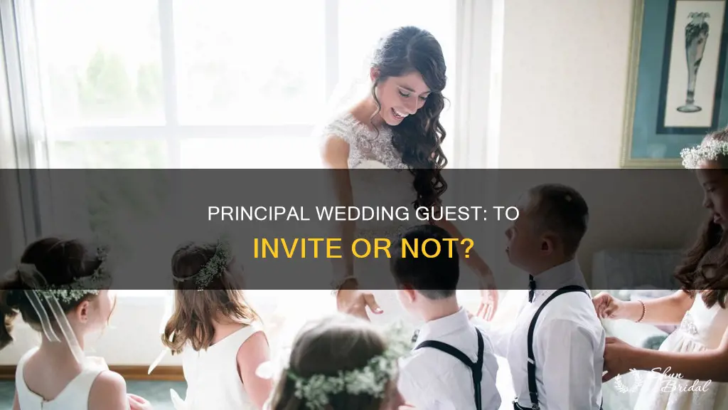 should you invite principal to wedding