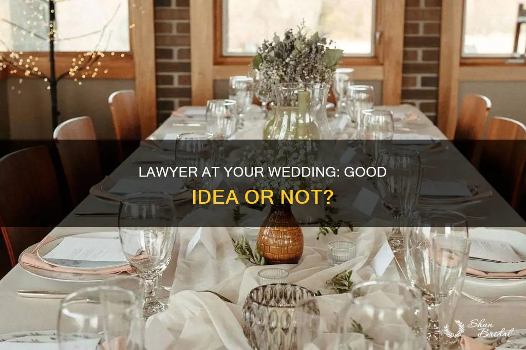 should you invite your lawyer to your wedding