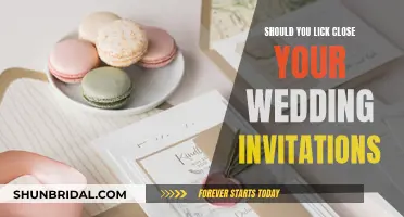 Wedding Invitation Etiquette: To Lick or Not to Lick?