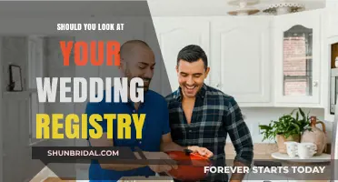 Your Wedding Registry: To Look or Not to Look?