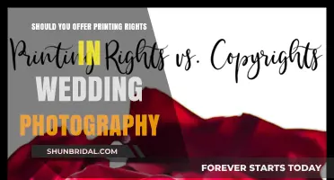 Printing Rights: Wedding Photography's Pros and Cons