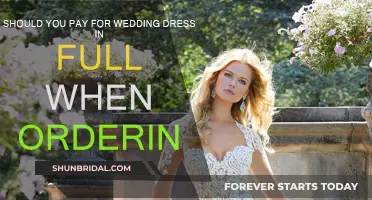 Paying for Your Wedding Dress: Full Payment or Deposit?