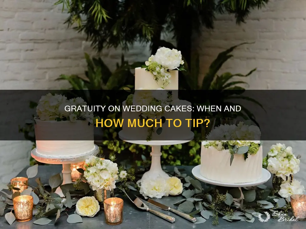 should you pay gratuity on wedding cake