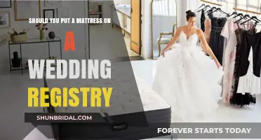 Mattress on a Wedding Registry: Good Idea or Not?