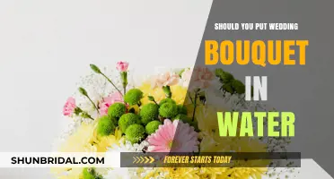Preserving Wedding Bouquets: To Soak or Not?