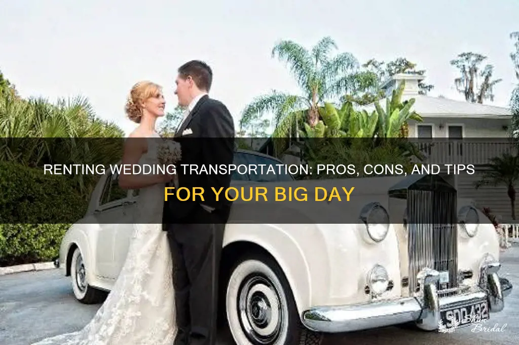 should you rent transportation for wedding party