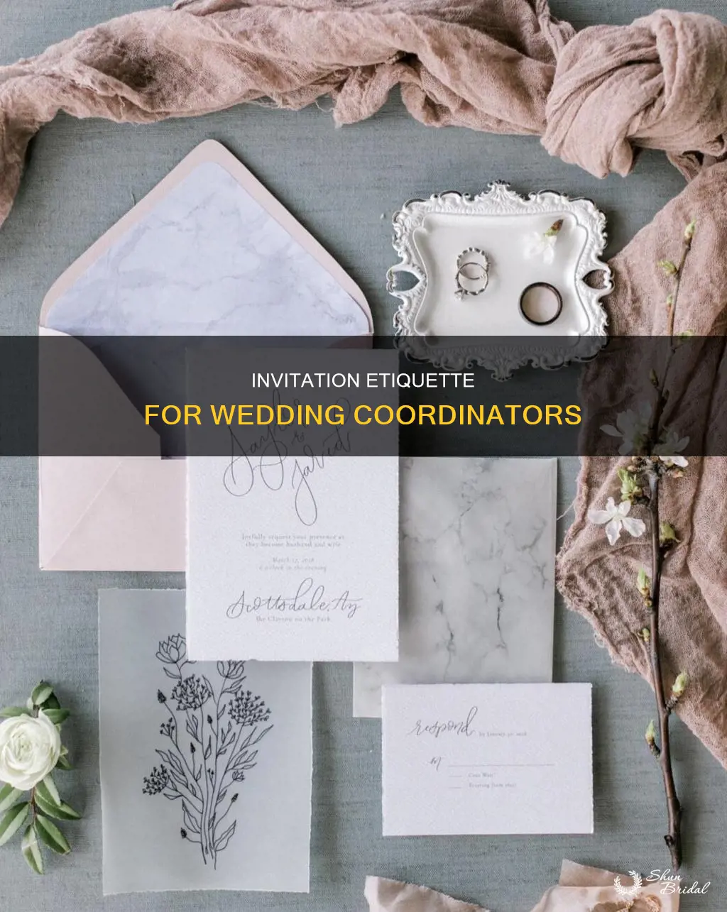 should you send a wedding coordinator an invitation