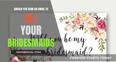 Asking Your Bridesmaids: To Email or Not?