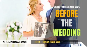 Personal Vows: Share or Surprise?