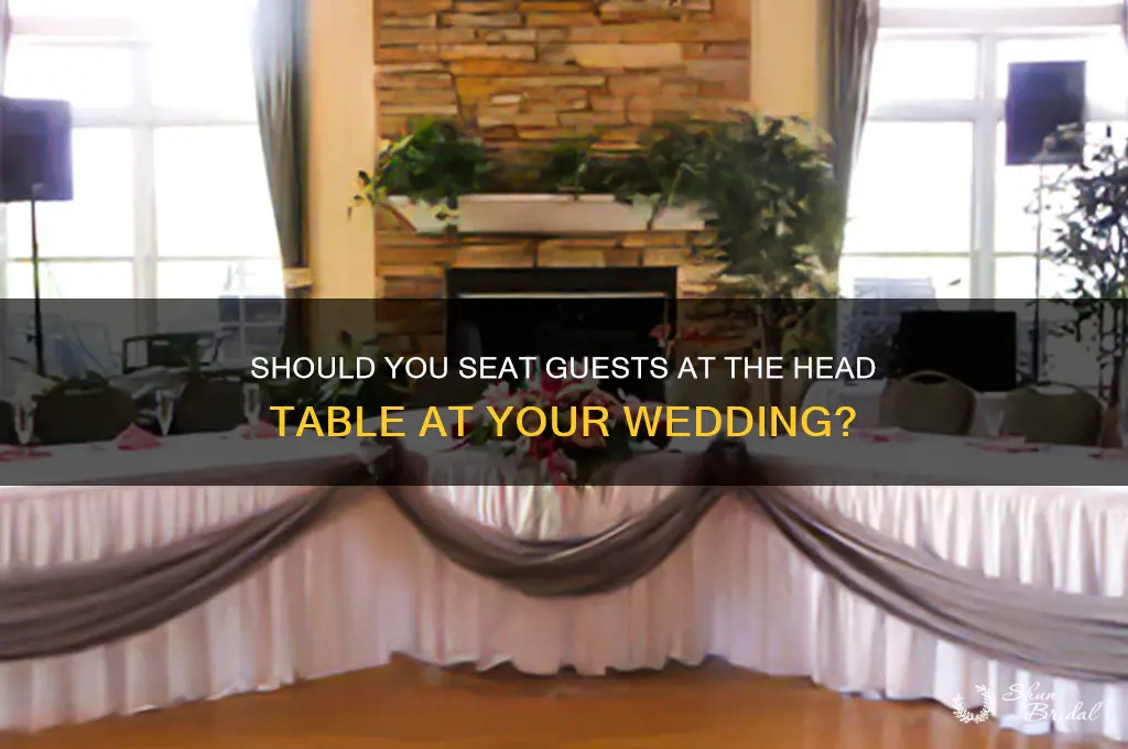 should you sit people at table end wedding