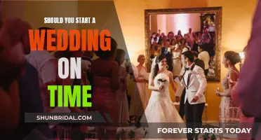 The Benefits of Starting a Wedding on Time