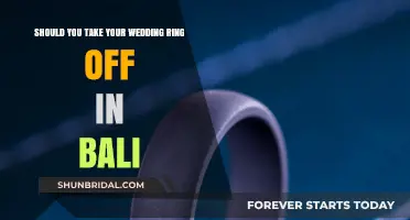 Keep Your Wedding Ring On in Bali