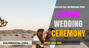 Sharing Your Proposal Story: A Must-Have or Skip at Your Wedding?